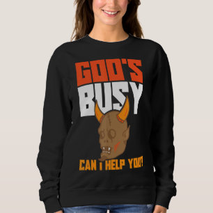 Satan Devil Occult Satanic Evil Lucifer 2 Sweatshirt