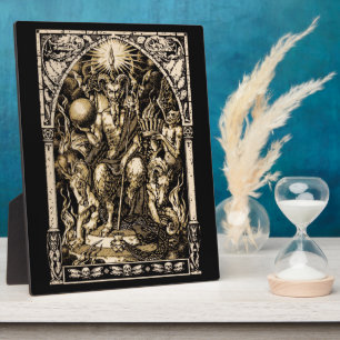 Satan Enthroned Plaque