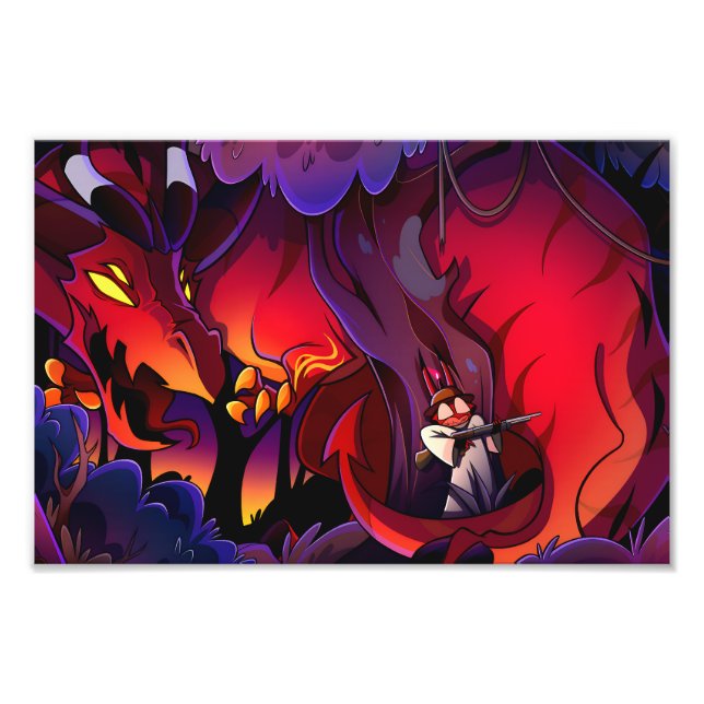Satan Halloween Slasher | Helluva Boss | Photo Print (Front)