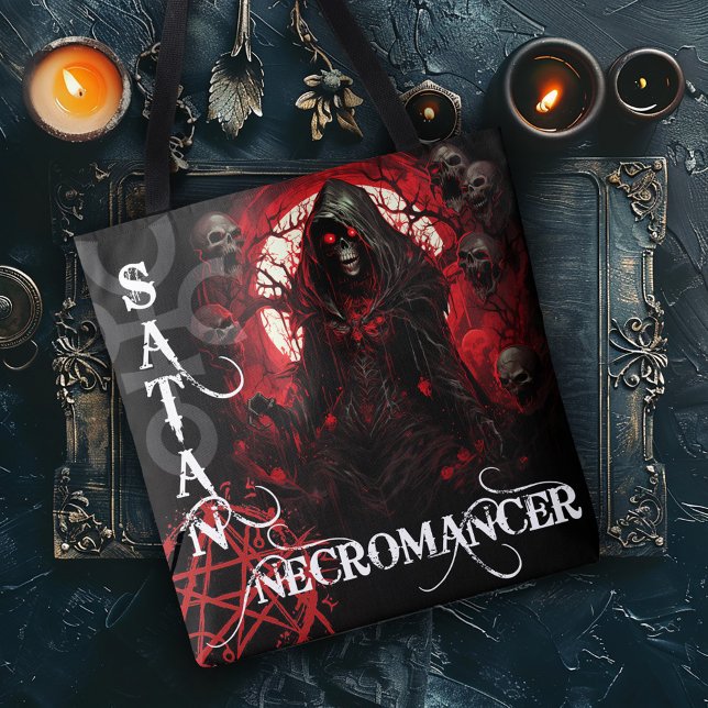 Satan Necromancer Tote Bag (Creator Uploaded)