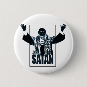 SATAN Pope 6 Cm Round Badge