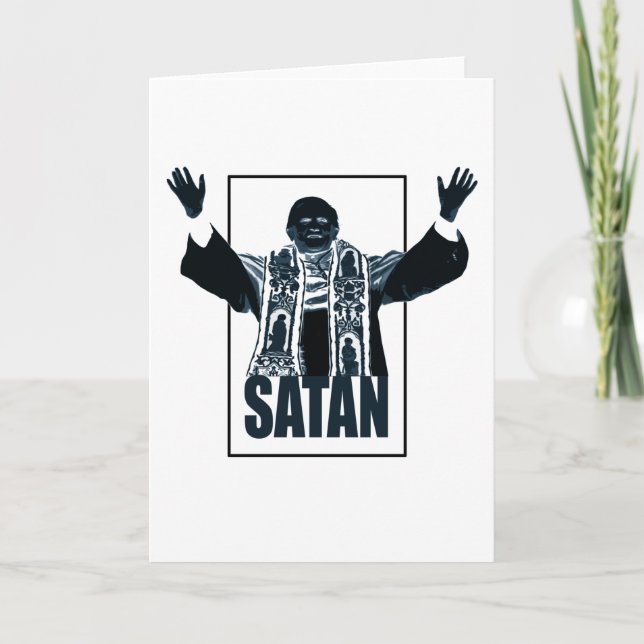 SATAN Pope Card (Front)