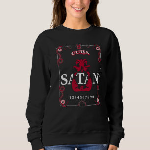 Satan Satanic Spirit Board Vintage Horror Devil Me Sweatshirt