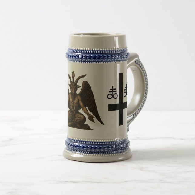 Satanic Beer Stein (Front Right)
