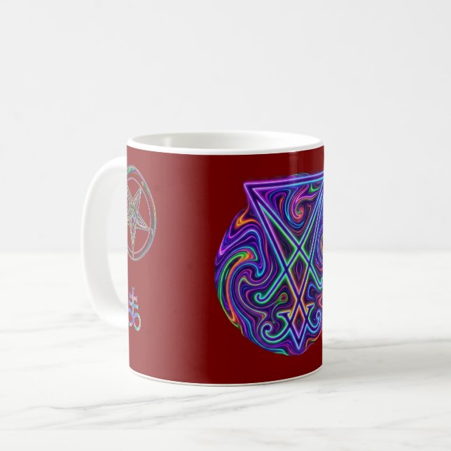Satanic Coffee Mug (Front Left)