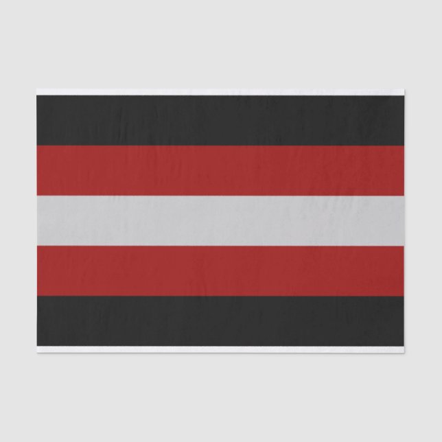 Satanic Flag (Satanism) Tissue Paper (Front)