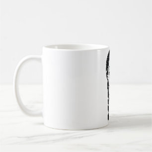 Satanic Goth Punk Girl Creepy Devil Pentagram Punk Coffee Mug
