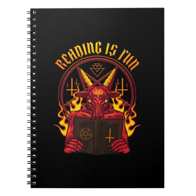 Satanic Pagan Goat Premium Notebook (Front)