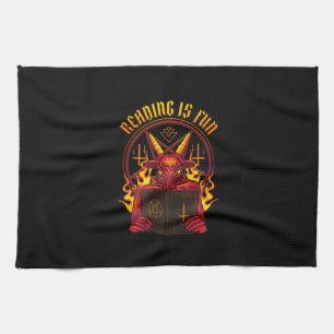 Satanic Pagan Goat Premium Tea Towel