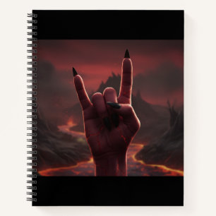 Satanic Salute Notebook