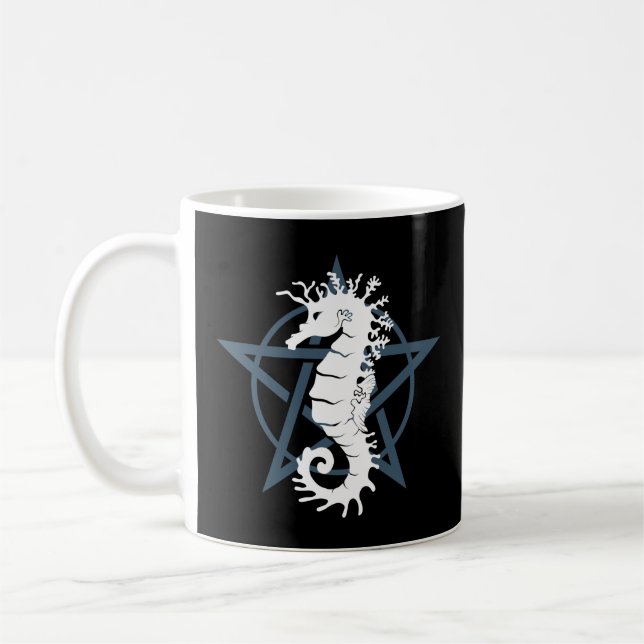 Satanic Seahorse Coffee Mug (Left)