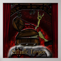 Satanic Toupee "Funeral Parlour" Poster