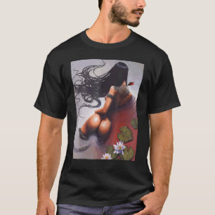 Satanist Lotus Flower Satanic Gothic Lady T-Shirt