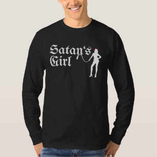 Satan's Girl Lady Demon Rock Heavy Metal Punk Femd T-Shirt