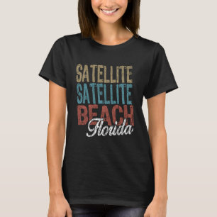 SATELLITE BEACH Florida HIBISCUS & SCRIPT Three To T-Shirt