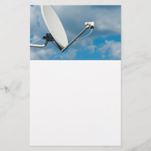 Satellite dish flyer