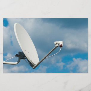 Satellite dish flyer