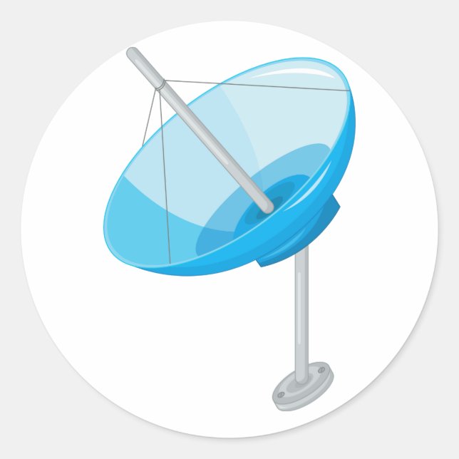 Satellite Dish Stickers (Front)