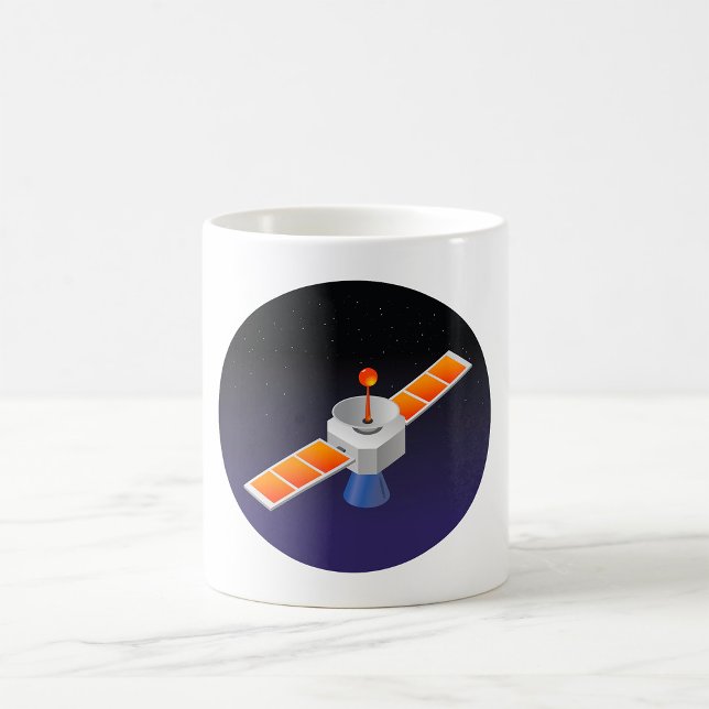 Satellite In Space Coffee Mug (Creator Uploaded)