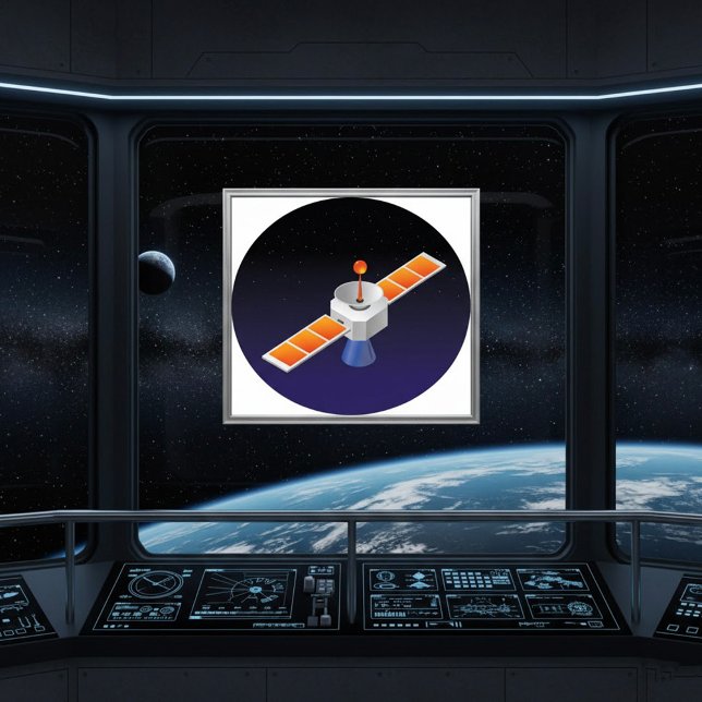 Satellite In Space Poster (Creator Uploaded)