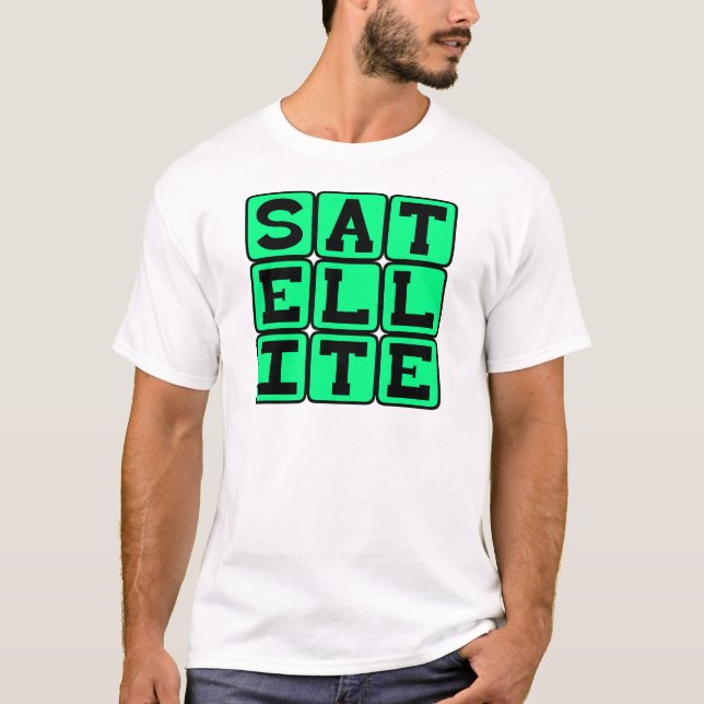 Satellite, Orbiting Object T-Shirt (Front)