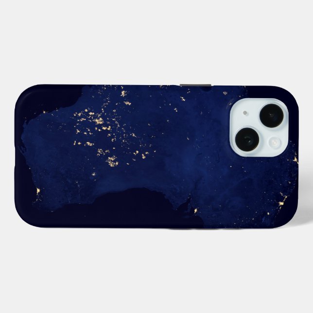 Satellite The Night Lights Of Australia. Case-Mate iPhone Case (Back (Horizontal))