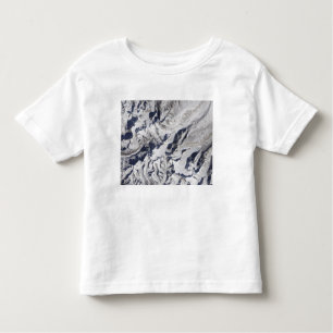 Satellite view of a Himalayan glacier Toddler T-Shirt