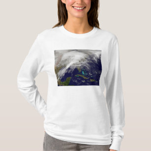 Satellite view of a massive winter storm T-Shirt