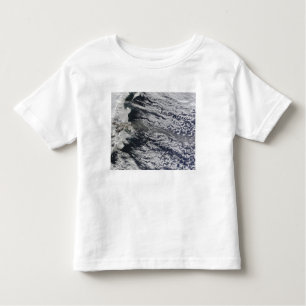 Satellite view of an ash plume 3 toddler T-Shirt