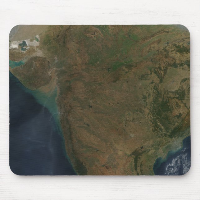 Satellite view of Central India Mouse Pad (Front)
