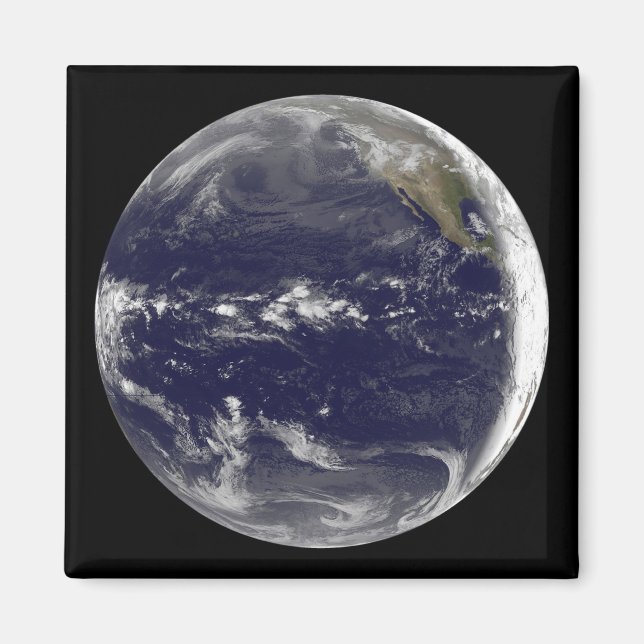 Satellite view of Earth Magnet (Front)