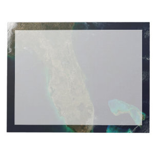 Satellite View Of Florida. Notepad