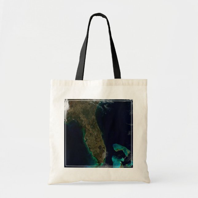 Satellite View Of Florida. Tote Bag (Front)