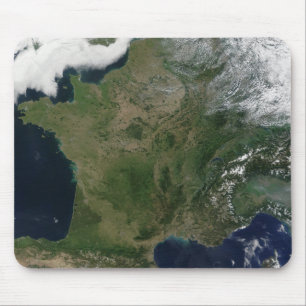 Satellite view of France Mouse Pad