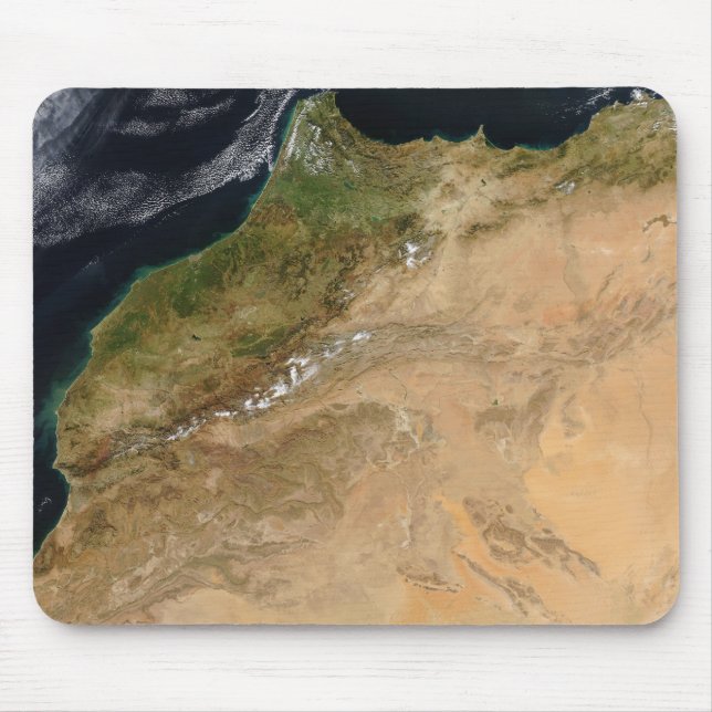 Satellite view of Morocco Mouse Pad (Front)