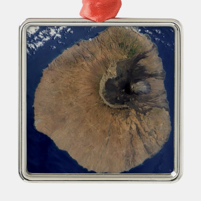 Satellite view of Mount Fogo Metal Tree Decoration (Front)