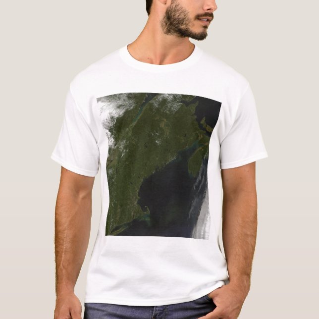 Satellite view of New England T-Shirt (Front)
