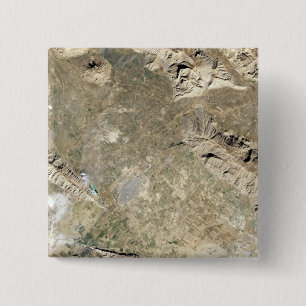 Satellite view of Persepolis 15 Cm Square Badge