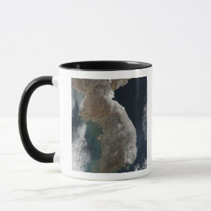 Satellite view of snowfall mug