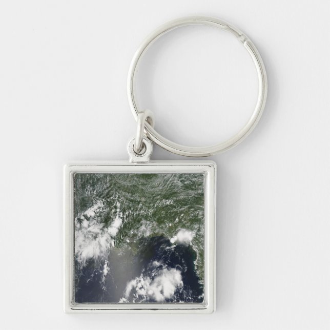 Satellite view of the Gulf of Mexico Key Ring (Front)