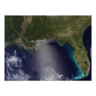 Satellite view of the Southeastern United State Photo Print
