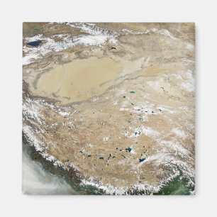 Satellite view of the Tibetan Plateau Magnet