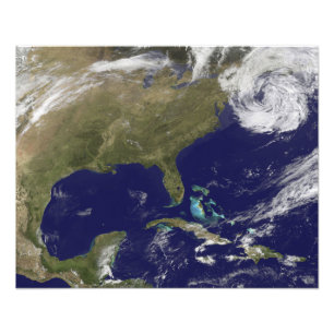 Satellite view of the United States East Coast Photo Print