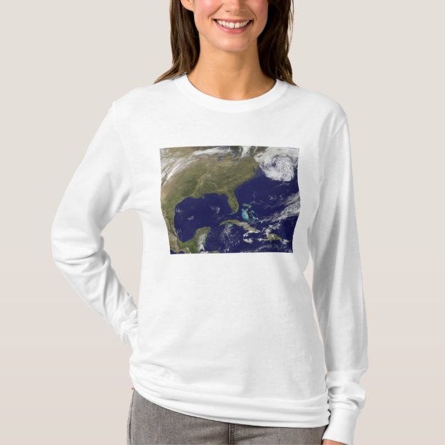 Satellite view of the United States East Coast T-Shirt (Front)