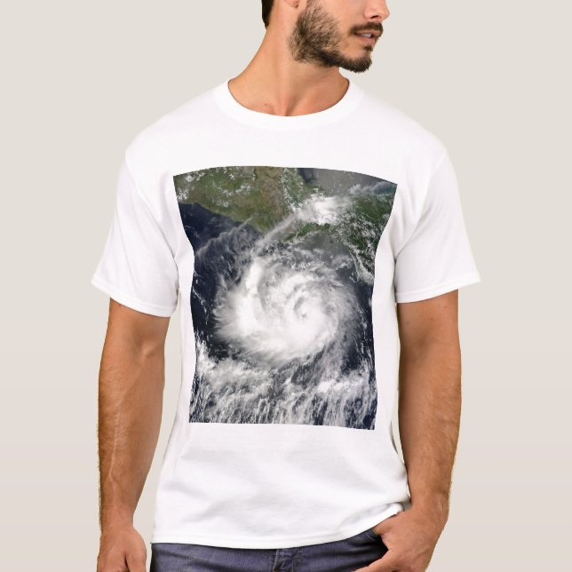 Satellite view of Tropical Storm Darby T-Shirt (Front)