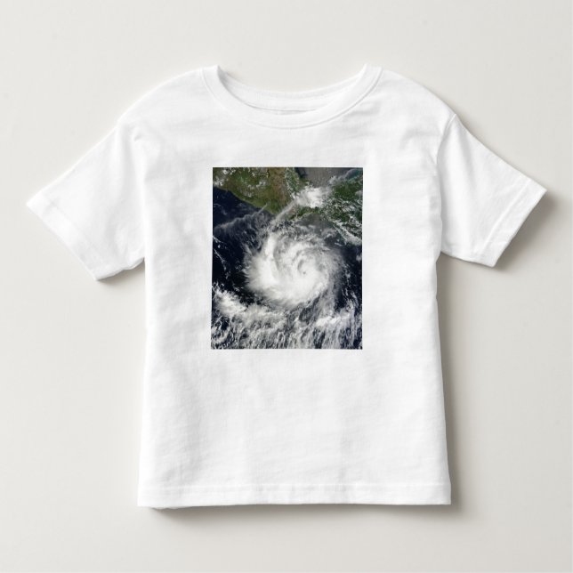 Satellite view of Tropical Storm Darby Toddler T-Shirt (Front)