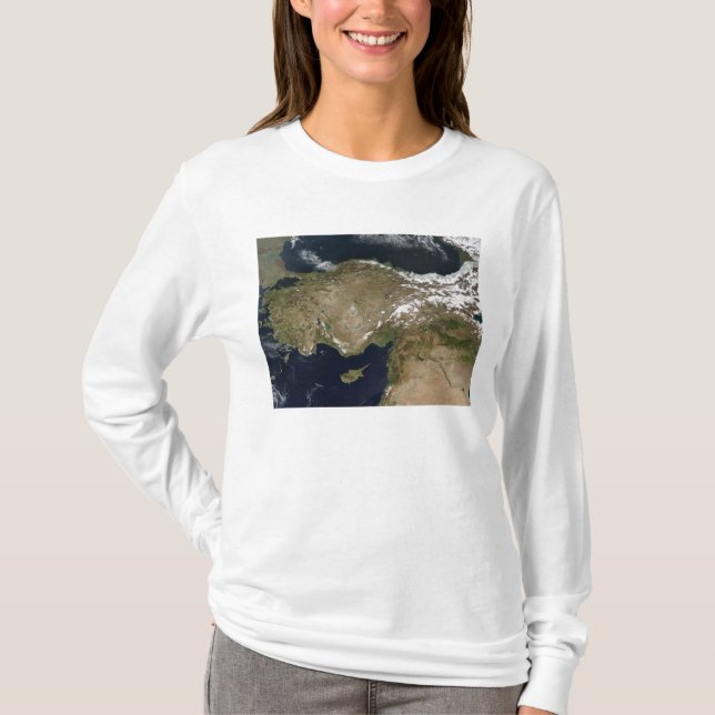 Satellite view of Turkey T-Shirt (Front)