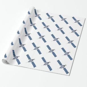 Satellite Wrapping Paper