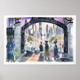 Sather Gate, some time in the future Poster