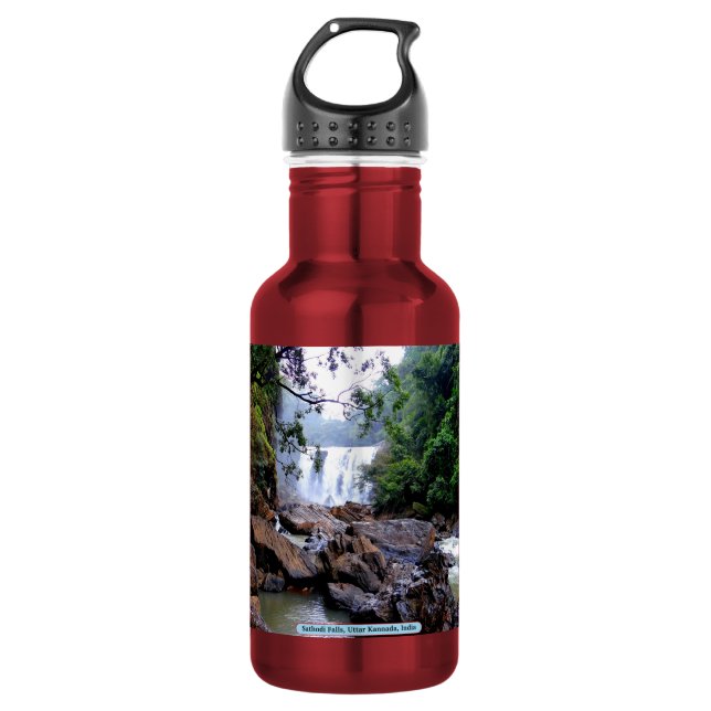 Sathodi Falls, Uttar Kannada, India 532 Ml Water Bottle (Front)